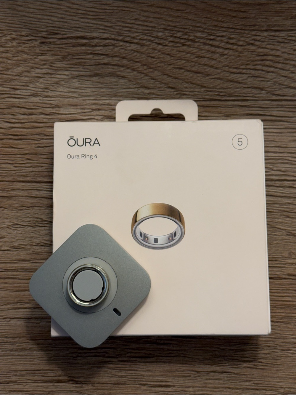 Oura Ring 4 Gold Size 5 Smart Ring Sleep Fitness Tracker